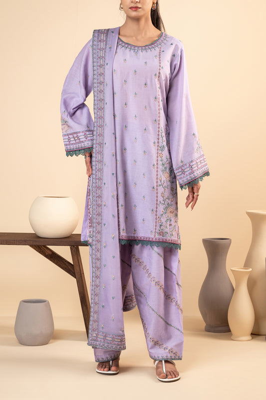 Lavender – 3-Piece Embroidered Suit