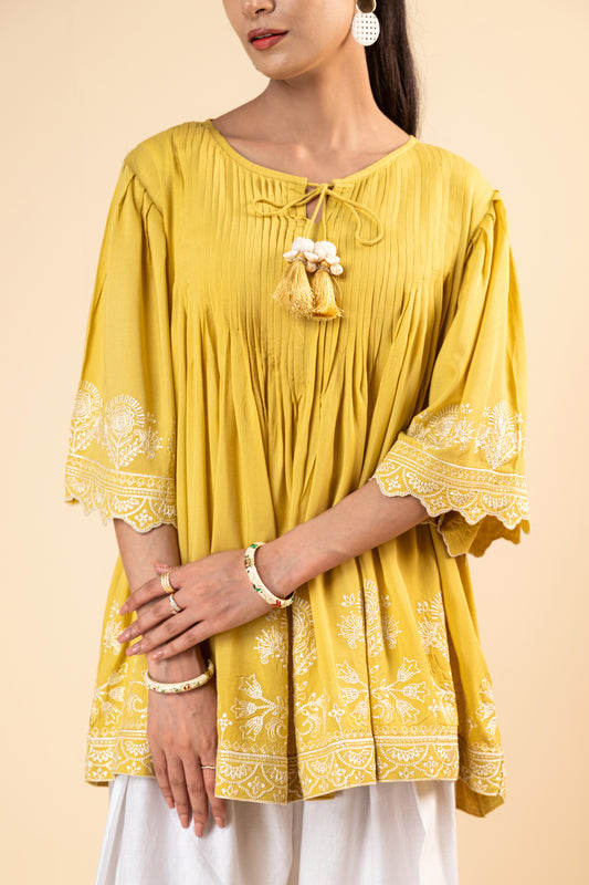 Musturd – 1-Piece Embroidered Tunic