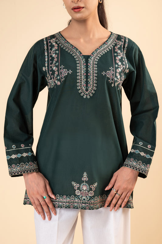 Green – 1-Piece Embroidered Tunic