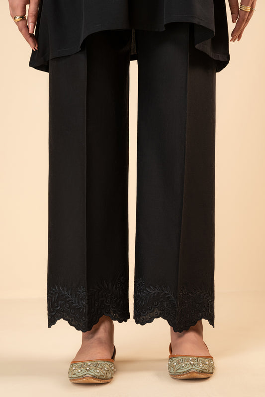 Black Trouser-1PC Embroidered