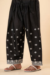Black Shalwar-1PC Embroidered