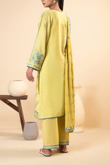 Lemon Grass – 3-Piece Embroidered Suit