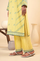 Lemon Grass – 3-Piece Embroidered Suit